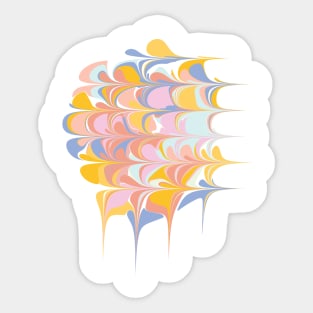 Pastel Marble Swirl Sticker